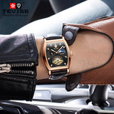 Tonneux II Wheel Moonphase Automatic Rose Gold/Black