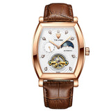 Tonneux II Wheel Moonphase Automatic Rose Gold/Brown/White