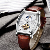 Tonneux Barista Wheel Moonphase Automatic Silver/Brown/White