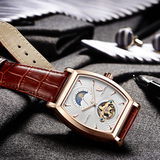 Tonneux Barista Wheel Moonphase Automatic Brown/Rose Gold/White