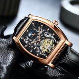 Tonneux Wheel Moonphase Automatic Rose Gold/Black