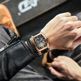 Tonneux Wheel Moonphase Automatic Rose Gold/Black