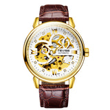Metropolis Leather Gold/White