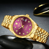 Classic Automatic Calendar Gold/Purple