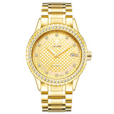 Tufted Automatic Calendar Gold Tone