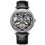Amistad Wheel Automatic Leather Silver/Black