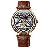 Amistad Wheel Automatic Leather Rose Gold/Black