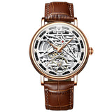 Amistad Wheel Automatic Leather Rose Gold/White