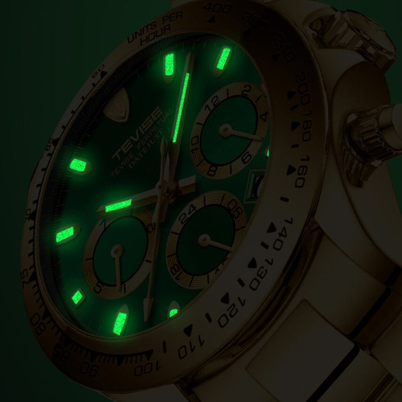 Californian Racer Perpetual Automatic Gold/Green