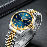 Classic Automatic Calendar Two Tone/Turquoise